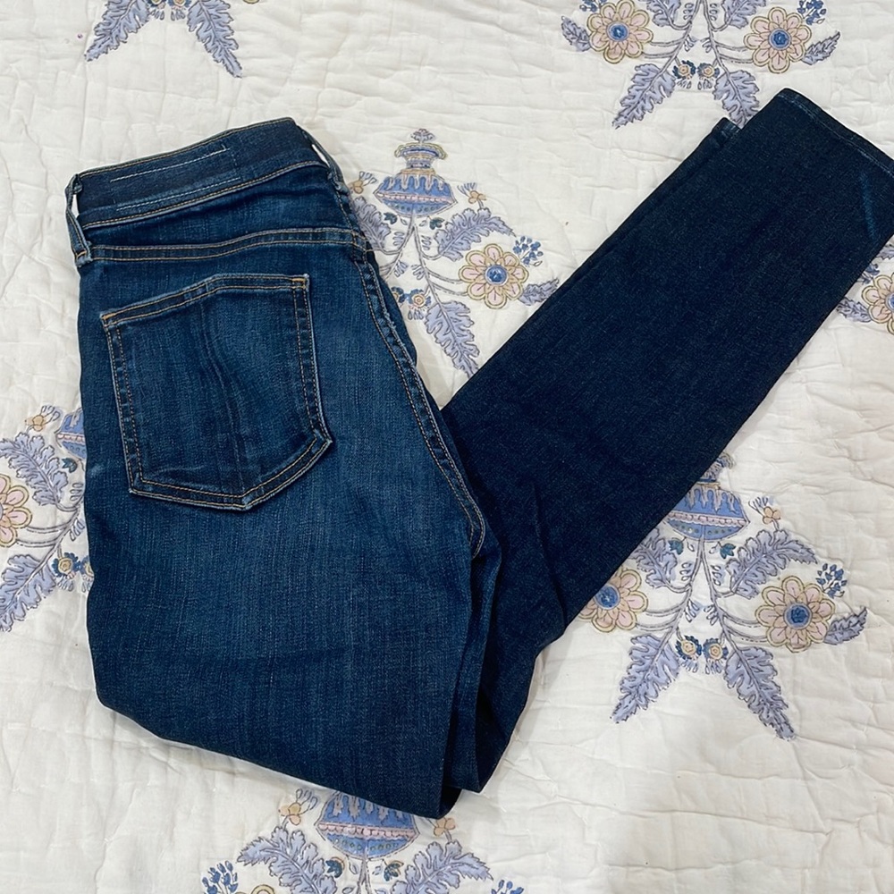 Rag and bone high rise ankle skinny size 25